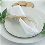 Econoline Polyester Napkins-20"x20" - White