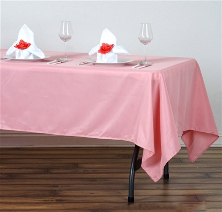 Econoline Rose Quartz Tablecloth 90x132"