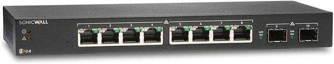 02-SSC-8364 sonicwall switch sws12-8 with wireless network management and support 1yr