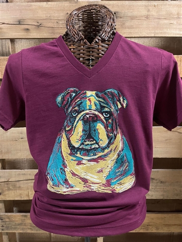Watercolor Bulldog