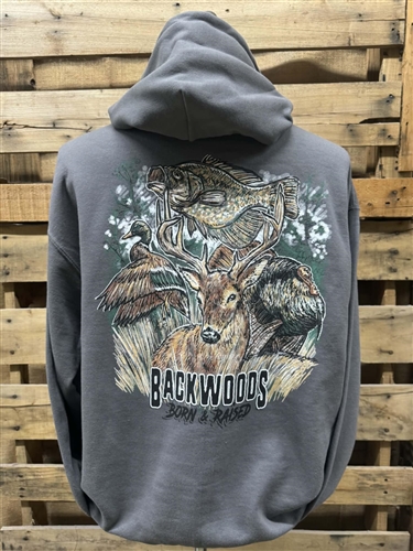 Backwoods Born & Raised Wildlife Scene