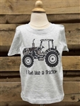 I Run Like A Tractor- Grey