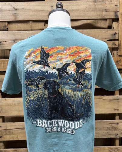 Backwoods Born & Raised Sunset Black Lab