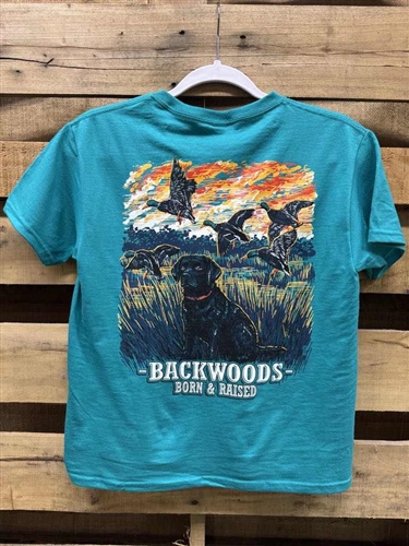 Backwoods Born & Raised Sunset Black Lab