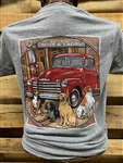 Backwoods Born & Raised Red Truck 4 Dogs