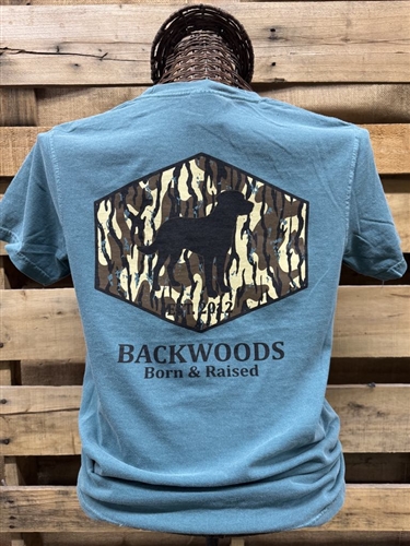 Backwoods Born & Raised Camo Dog