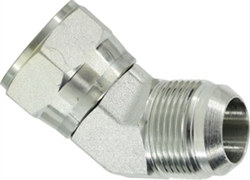 37&deg; JIC Hydraulic Hose Adapters - JIC Swivel 45&deg; Elbow | Hose & Fitting Supply
