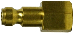 Brass Female Plug - Pneumatic Quick Disconnects for Hoses