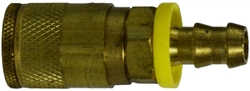Brass Push On Hose Coupler - Pneumatic Quick Disconnects