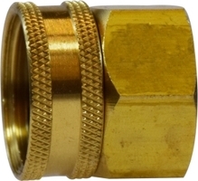 Brass Garden Hose Fitting - Swivel FGH X Female Pipe | Hose & Fitting Supply