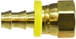 Hose Barb Brass Fitting - Push On Female NPSM With Ball Seat | Hose & Fitting Supply