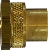 Brass Garden Hose Fitting - Rigid FGH X Female Pipe | Hose & Fitting Supply
