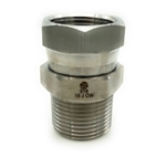 Stainless Swivel Hose Adapters & Fitting - Male Pipe X NPSM | Hose & Fitting Supply