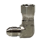 Stainless Hose Adapters & Fitting - Stainless JIC Swivel Nut Elbow - Male JIC x Female JIC