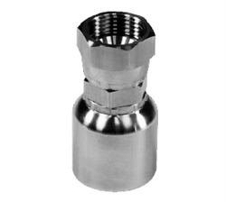 Bite to Wire Crimp Fitting for Hoses - SS Female JIC | Hose & Fitting Supply