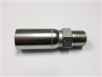 Crimp Fitting for Thermoplastic Hoses - Male Straight Hose X NPTF | Hose & Fitting Supply