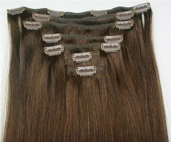 18" Clip In Hair Extensions ON SALE 100% Human Hair