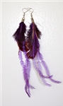 feather earrings