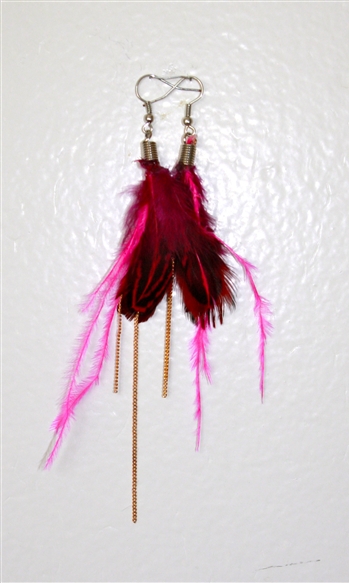 feather earrings