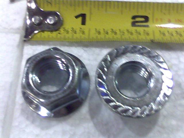 013530000 Bad Boy Mowers Part - 013-5300-00 - 1/2-13 Hex Fange Nuts Zinc w/Serrations