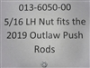 013605000 Bad Boy Mowers Part - 013-6050-00 - 5/16 LH Nut fits the 2019 Outlaw Push Rods