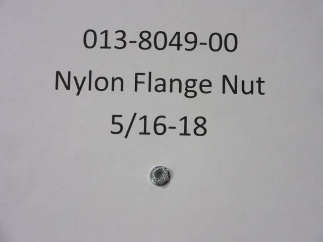 013804900 Bad Boy Mowers Part - 013-8049-00 - 5/16-18 Nylon Flange Nut