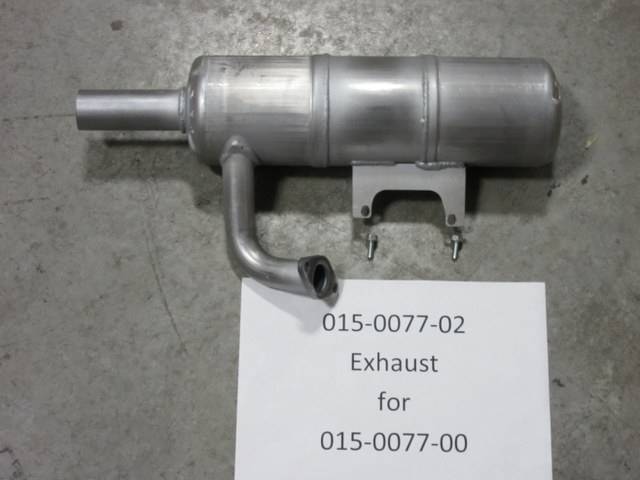 Bad Boy Mowers Part #015-0077-02 - Exhaust for 015-0077-00