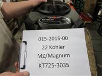 015201500 Bad Boy Mowers Part - 015-2015-00 - 22 Kohler MZ/Magnum-KT725-3035