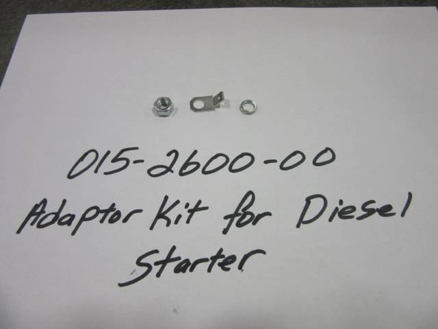 015260000 Bad Boy Mowers Part - 015-2600-00 - Adaptor Kit for diesel starter