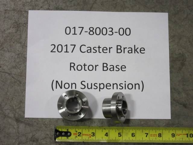 017800300 Bad Boy Mowers Part - 017-8003-00 - 2017 Caster Brake Rotor Base Non Suspension Fork