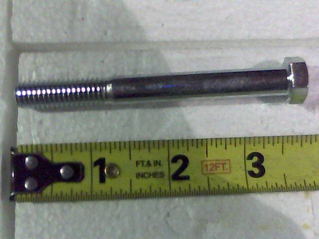 018101000 Bad Boy Mowers Part - 018-1010-00 - 3/8-16x3-1/2 Grade 5 Hex Bolt