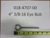 018470700 Bad Boy Mowers Part - 018-4707-00 - 4" 3/8 - 16 Eye Bolt