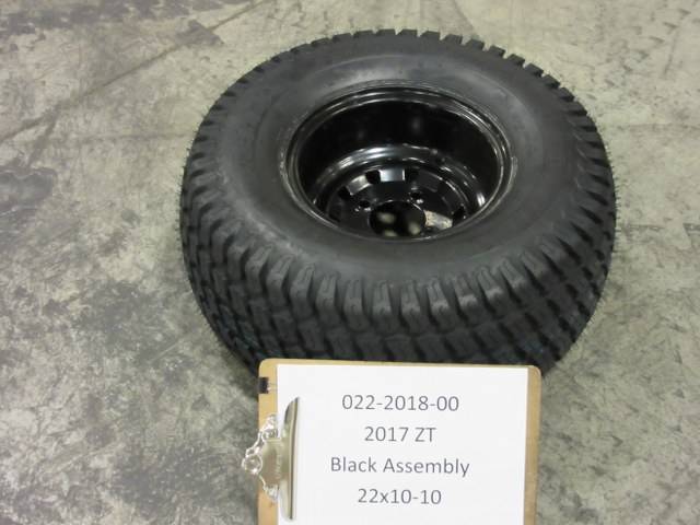 022201800 Bad Boy Mowers Part - 022-2018-00 - 2017 ZT Black Assembly y 22x10-10 48" Deck Wheel