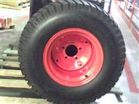 Bad Boy Mowers Part #022-7031-00 - 26 x 12.00 - 12 Tire and Orange Wheel Assembly