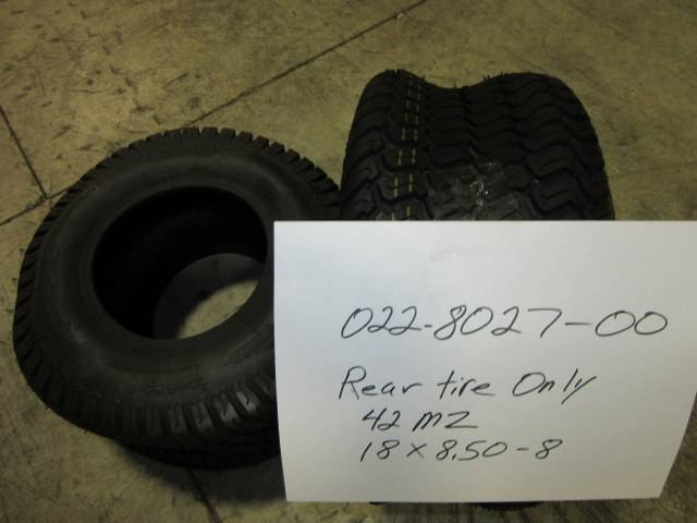 022802700 Bad Boy Mowers Part - 022-8027-00 - 18x8.50-8 Rear Tire Only 42 MZ