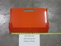 026006200 Bad Boy Mowers Part - 026-0062-00 - 2019 Stand On Platform Plate