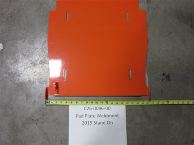 026009600 Bad Boy Mowers Part - 026-0096-00 - Pad Plate Weldment