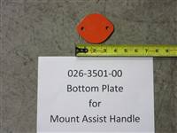 026350100 Bad Boy Mowers Part - 026-3501-00 - Bottom Plate Component Mount Assist Handle Assembly