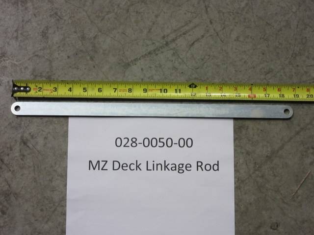 028005000 Bad Boy Mowers Part - 028-0050-00 - MZ Deck Linkage Rod