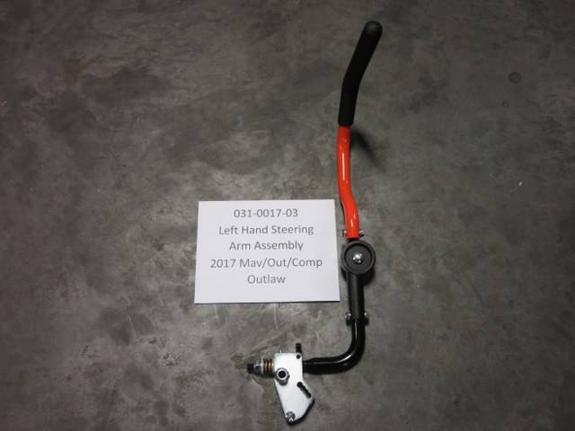 031001703 Bad Boy Mowers Part - 031-0017-03 - 2018 STEERING ARM ASSEMBLY LEFT