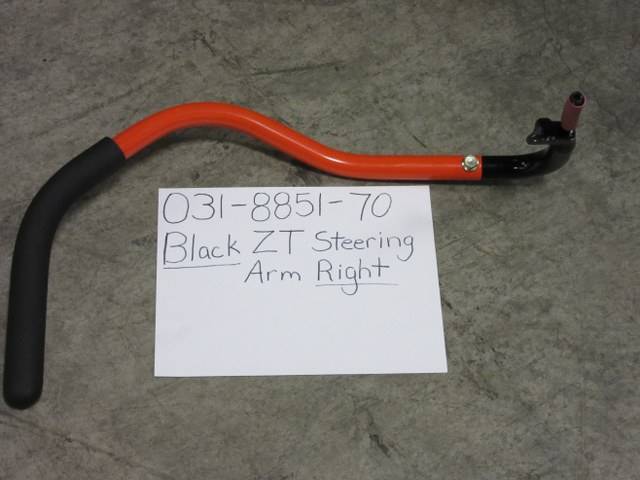 031885170 Bad Boy Mowers Part - 031-8851-70 - Black ZT Steering Arm-Right  - 2015