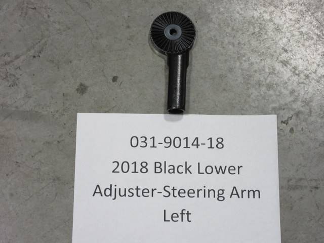 031901418 Bad Boy Mowers Part - 031-9014-18 - 2018 Black Lower Adjuster - Steering Arm - Left