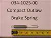 034102500 Bad Boy Mowers Part - 034-1025-00 - 2016 Compact Outlaw Brake Spring