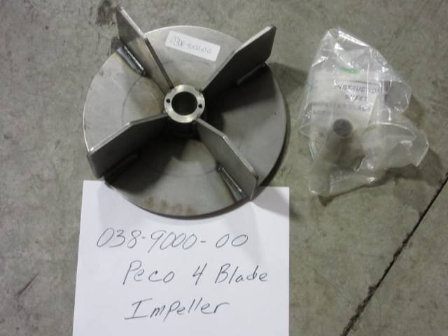 038900000 Bad Boy Mowers Part - 038-9000-00 - Peco 4 Blade Impeller w/bushing