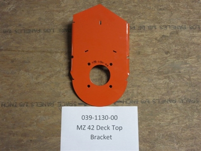 039113000 Bad Boy Mowers Part - 039-1130-00 - MZ 42 Deck Top Bracket