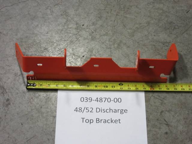 039487000 Bad Boy Mowers Part - 039-4870-00 - 48/52 Discharge Top Bracket Rubber Chute Assembly