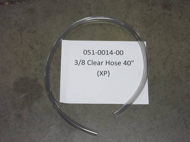 051001400 Bad Boy Mowers Part - 051-0014-00 - XP 3/8" Clear Hose 40"