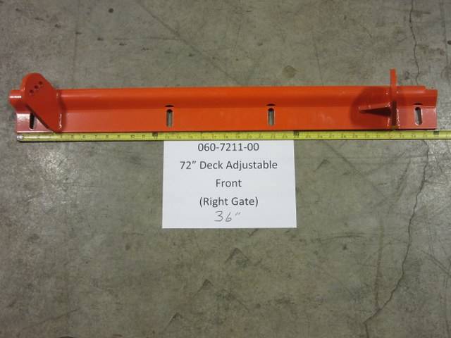 060721100 Bad Boy Mowers Part - 060-7211-00 - 72" Deck Adustable Front (Right Gate)