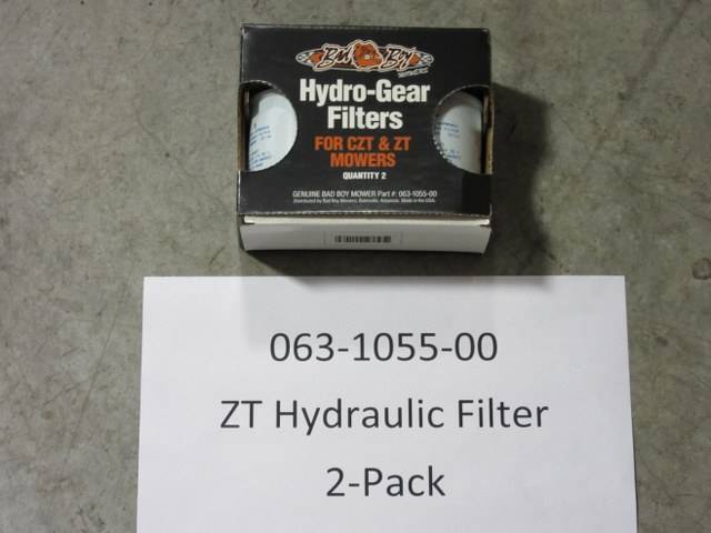063105500 Bad Boy Mowers Part - 063-1055-00 - ZT Hydraulic Filter - 2 pack