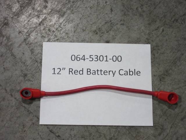 064530100 Bad Boy Mowers Part - 064-5301-00 - 12 Red Battery Cable